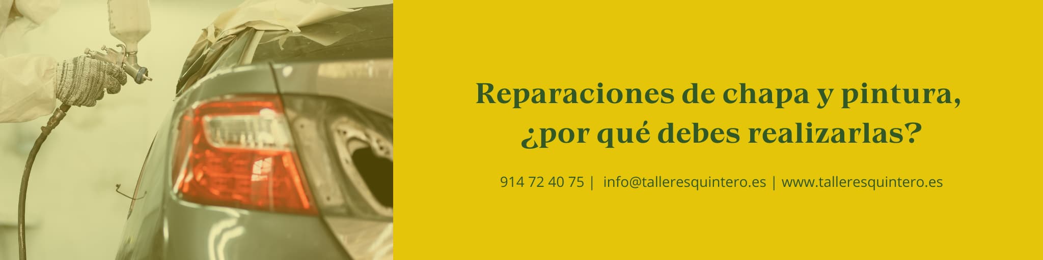 taller reparacion chapa y pintura